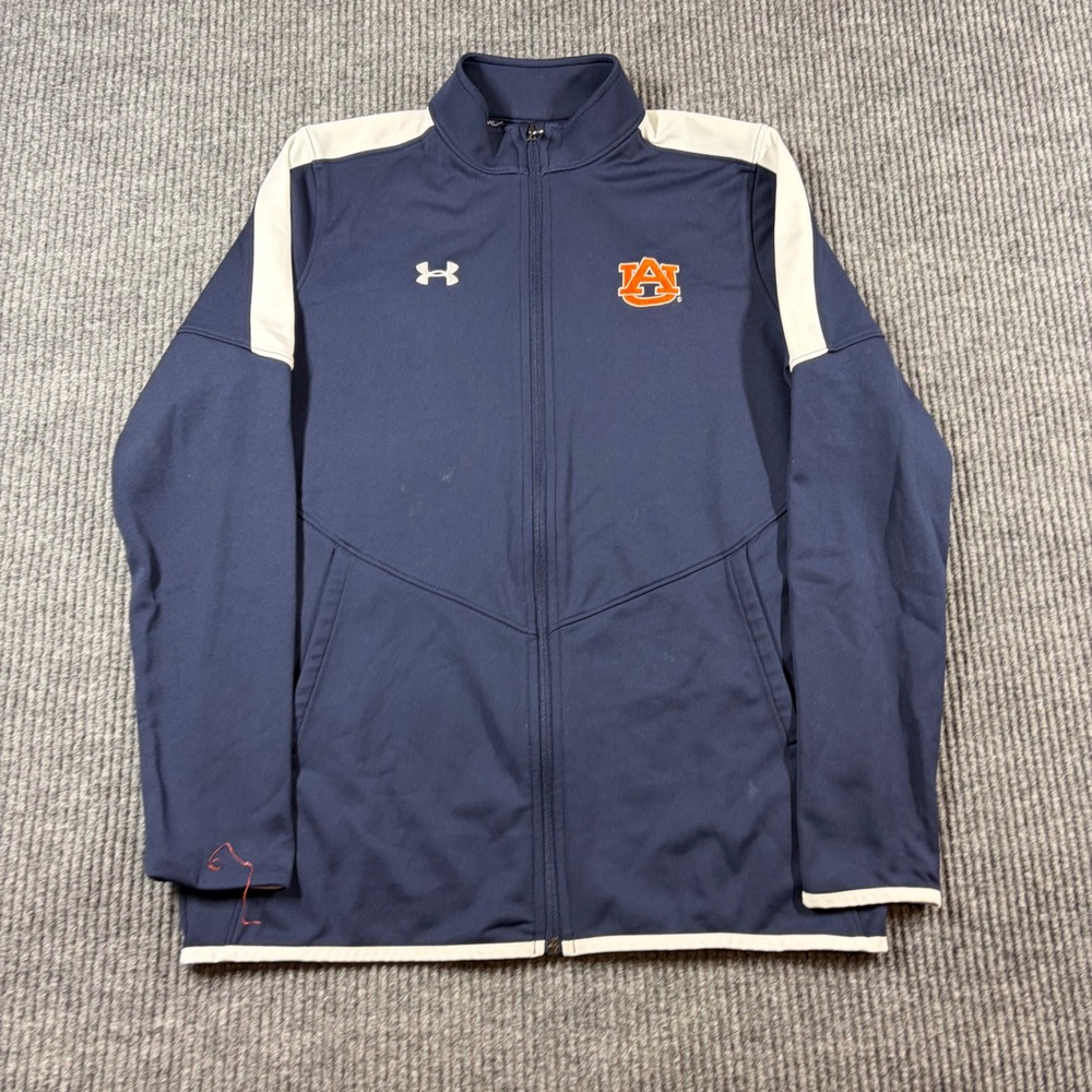 Under Armour Jacket Women's S Auburn‎ Tigers Full Zip Track Navy Blue White